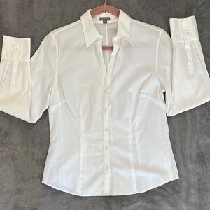 Ann Taylor Ivory Blouse
